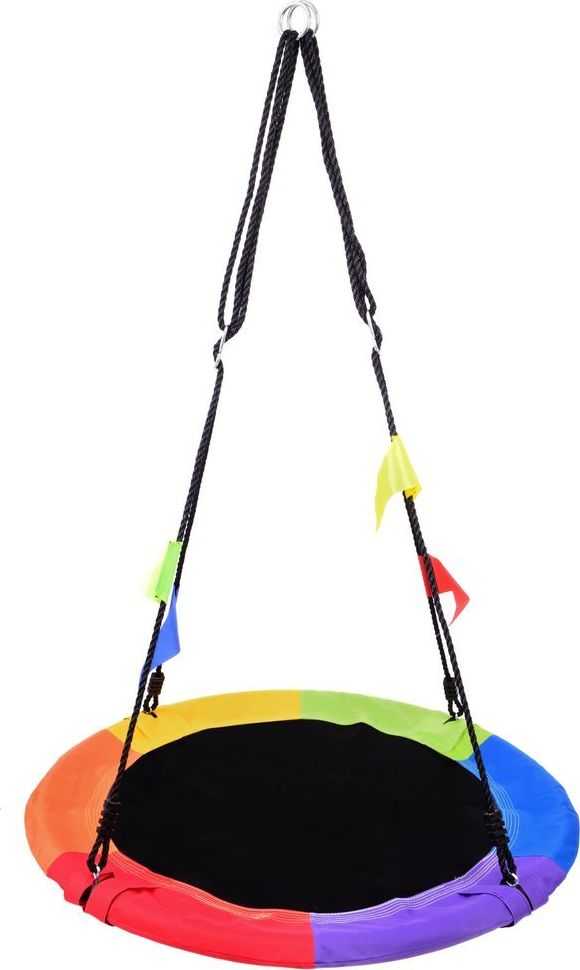 Funfit Sodo sūpynės gandralizdis vaikams 100 cm (2767)
