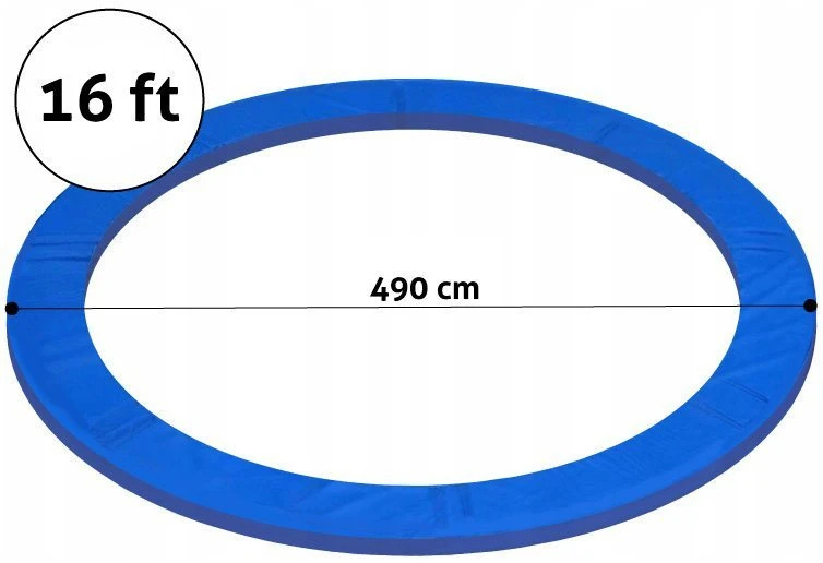 Funfit spyruoklinis užvalkalas FUNFIT batutui 490 cm (16 FT)
