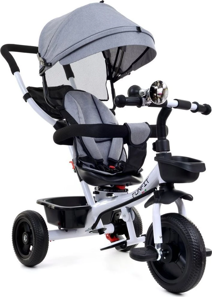 Funfit Triratis dviratukas vaikams kids twist universalus