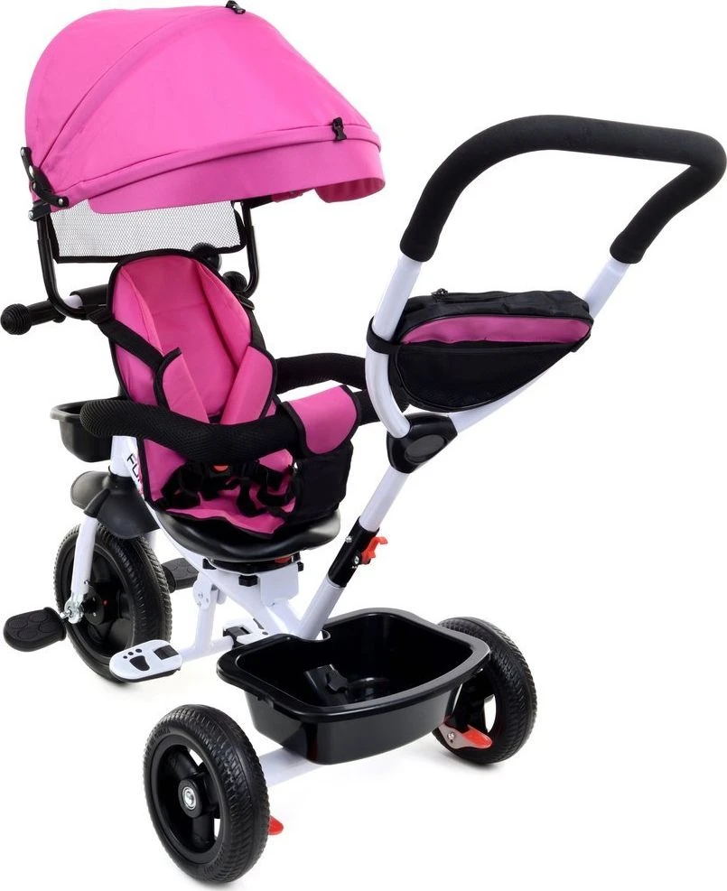 Vaikiškas triratukas Funfit Kids Twist Rose