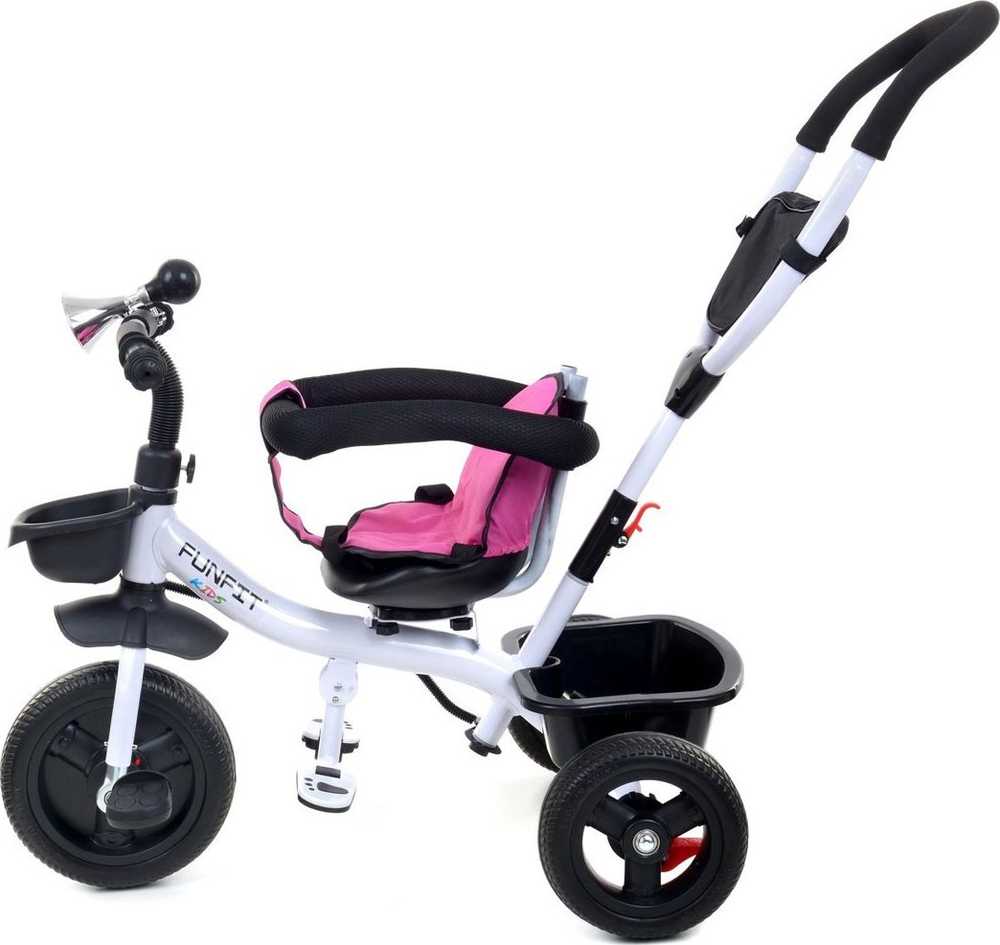 Vaikiškas triratukas Funfit Kids Twist Rose