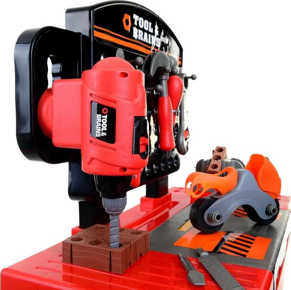 FunFit Žaislinis meistro įrankių rinkinys, įrankių komplektai Workbench With Tools