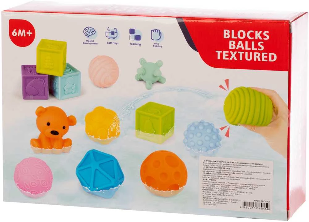 None Žaislas Blocks Balls Textured MX0401010