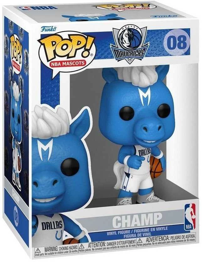 FUNKO POP! Vinilinė figūrėlė: NBA Mavericks - Champ, 9 cm aprašymas - Prekės nuotrauka