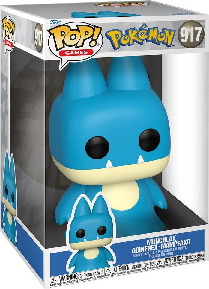 FUNKO POP! Vinilinė figūrėlė: Pokemonai - Munchlax, 25 cm