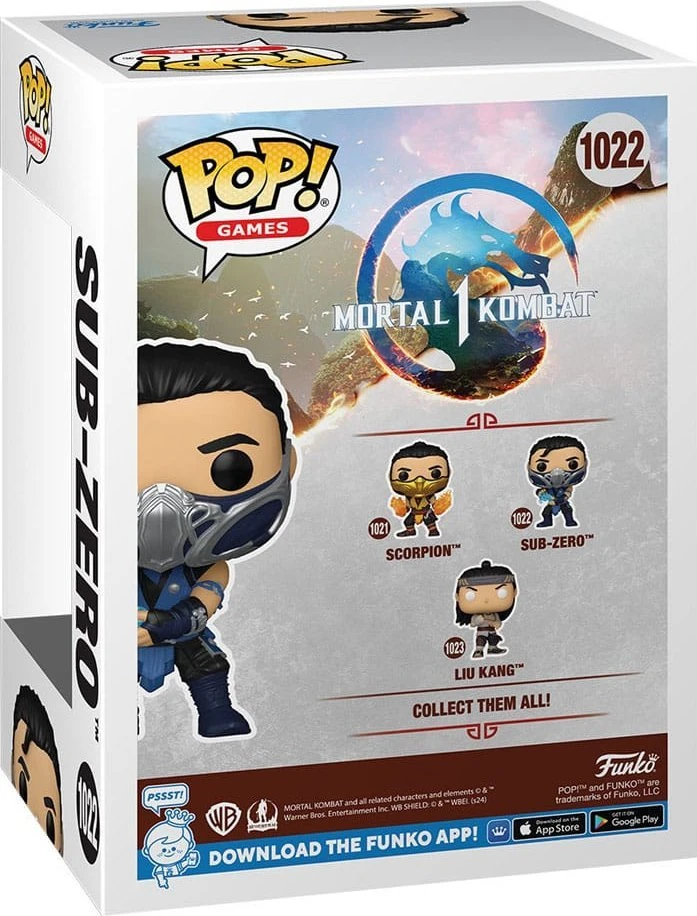 FUNKO POP! Vinilinė figūrėlė: Mortal Kombat - Sub Zero