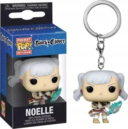 FUNKO POP! Raktų pakabutis: Juodas Clover: Noelle