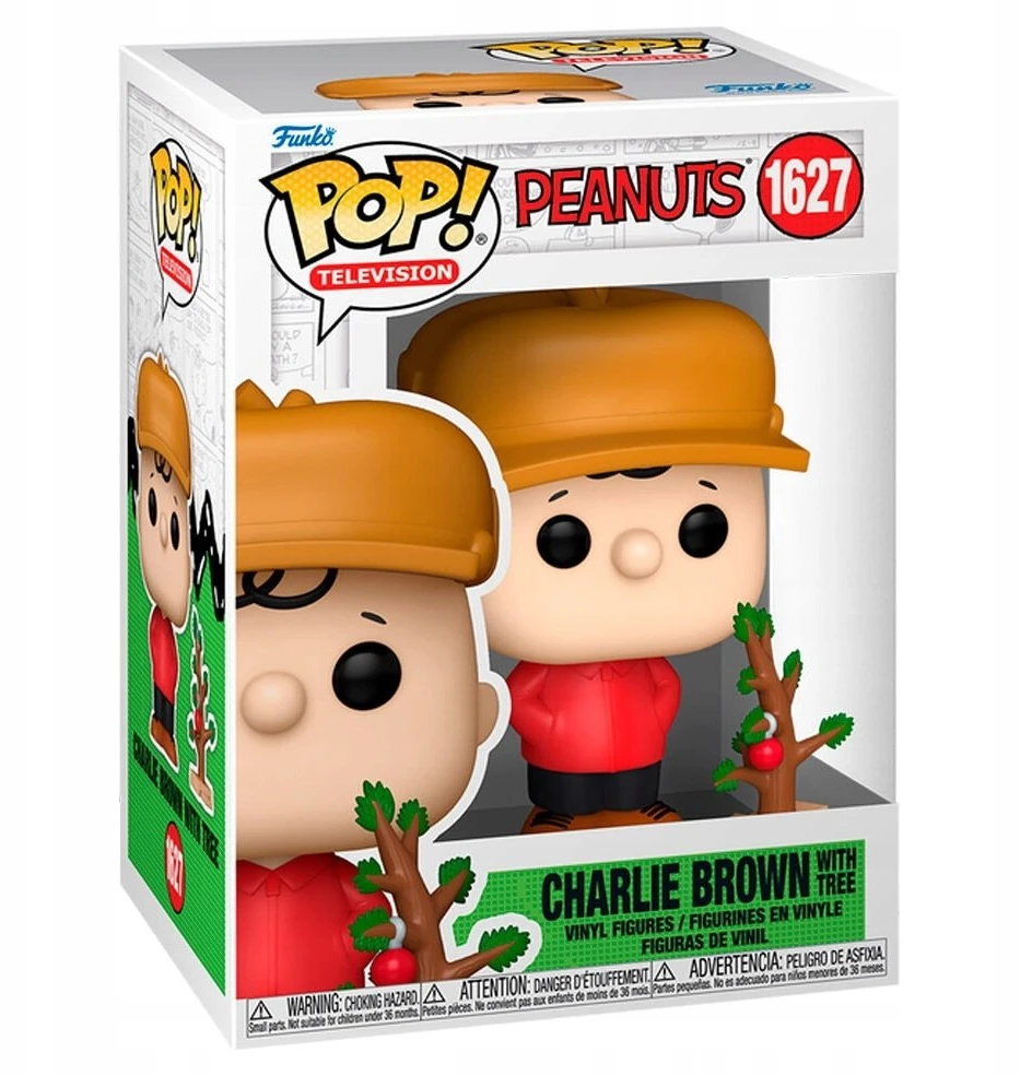 FUNKO POP! Vinilinė figūrėlė: Peanuts - Charlie Brown with Tree, 9.5 cm