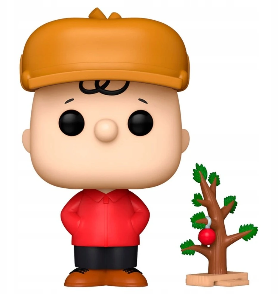FUNKO POP! Vinilinė figūrėlė: Peanuts - Charlie Brown with Tree, 9.5 cm