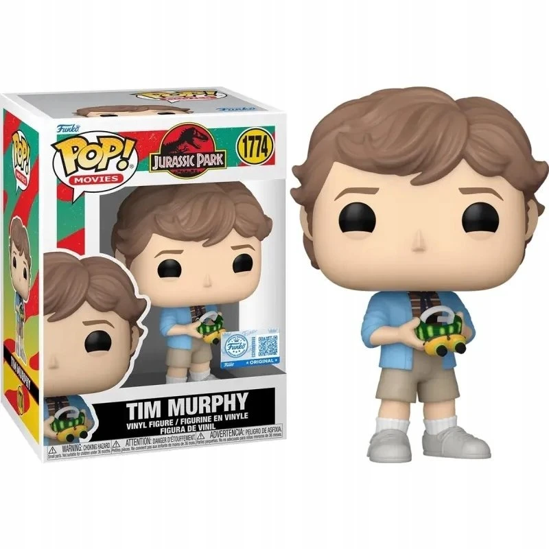 FUNKO POP! Vinilinė figūrėlė: Jurassic Park - Tim Murphy, ~9 cm