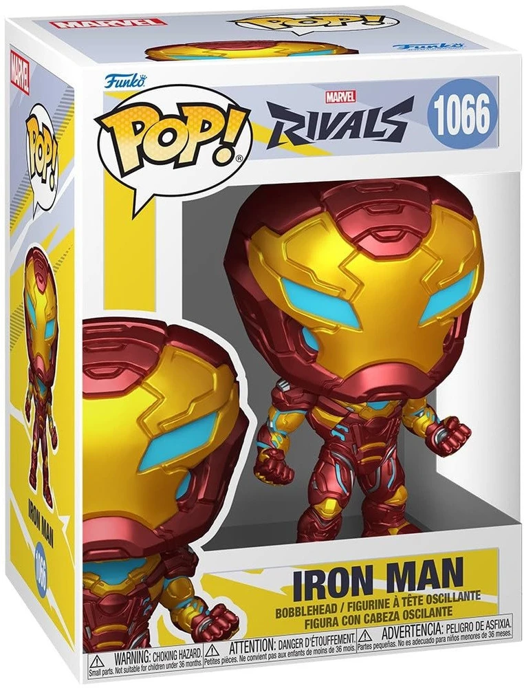 FUNKO POP! Vinilinė figūrėlė: Marvel Rivals - Iron Man, 9 cm