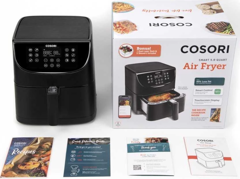 Cosori Smart CS158-AF-RXB karšto oro gruzdintuvė, 5.5l