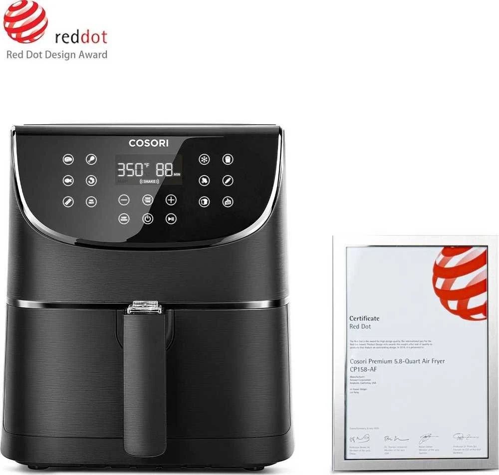 Cosori Smart CS158-AF-RXB karšto oro gruzdintuvė, 5.5l
