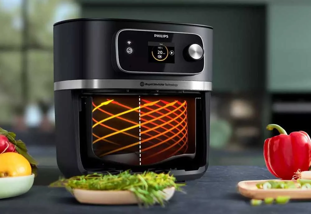 Gruzdintuvė Philips Combi HD9880/90, Juodos spalvos