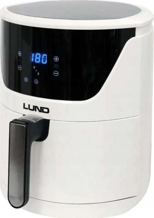 Karšto oro gruzdintuvė Lund 67575, 1400W, 3.7L, Baltos spalvos
