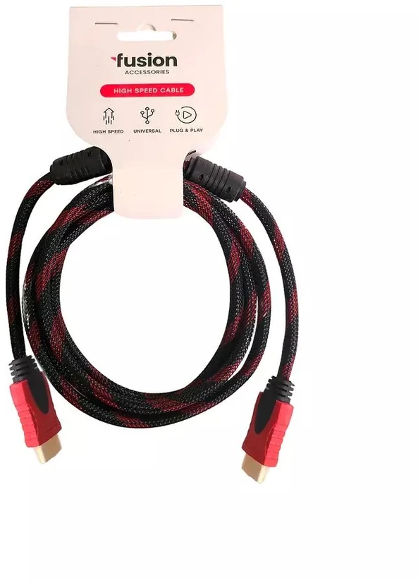Fusion Accessories HDMI 4K 1,8m Raudona