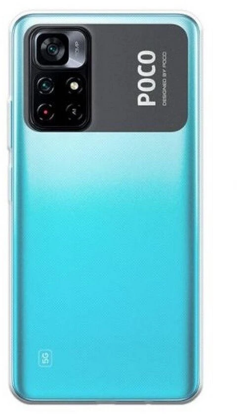 Fusion Accessories Fusion Ultra galinis dėklas 1 mm apsauginis silikoninis dėklas skirtas Xiaomi Poco X4 Pro 5G skaidrus