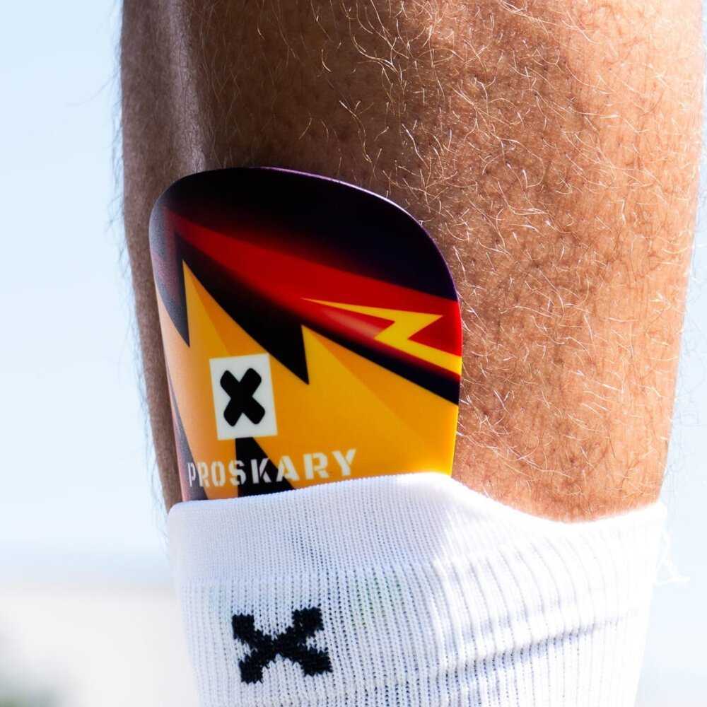 Proskary futbolo blauzdų apsaugos 12x8cm, Komiksų S989794