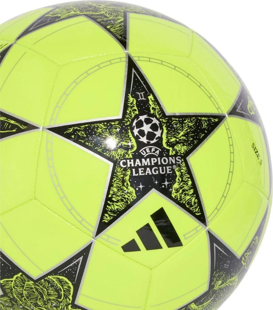 Adidas Futbolo kamuolys adidas UCL Club 25/26 League Stage geltona ir-juoda JP1537 5