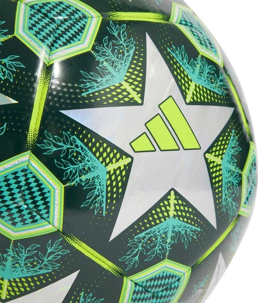 Adidas Futbolo kamuolys adidas UCL Training 24/25 Knockout Stages Foil zielono-sidabrinė JH1280 4