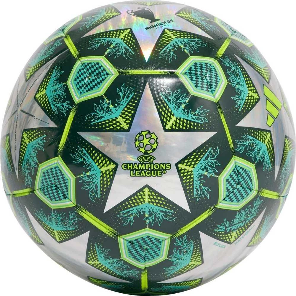 Adidas Futbolo kamuolys adidas UCL Training 24/25 Knockout Stages Foil zielono-sidabrinė JH1280 4