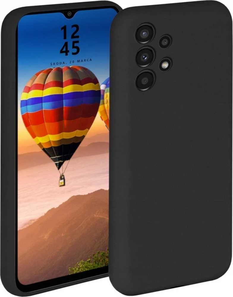 Forcell Oem SILICONE dėklas skirtas Samsung Galaxy A13 4G juodos spalvos