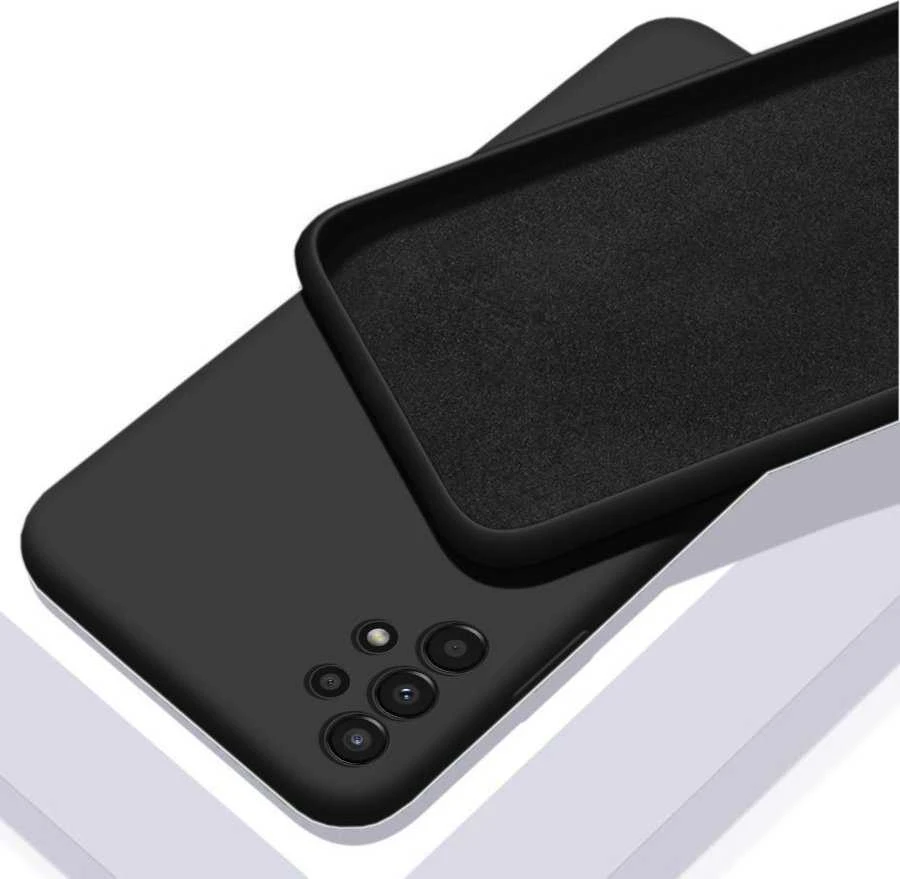 Forcell Oem SILICONE dėklas skirtas Samsung Galaxy A13 4G juodos spalvos