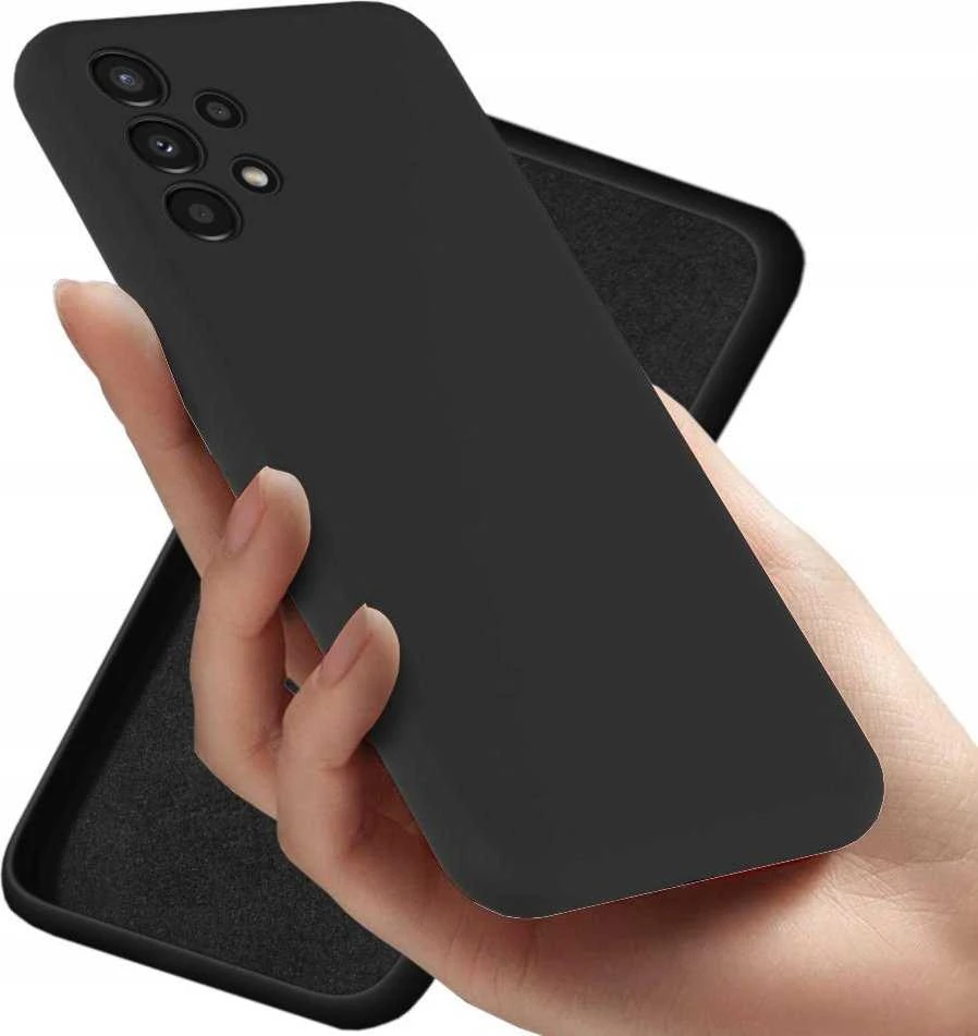 Forcell Oem SILICONE dėklas skirtas Samsung Galaxy A13 4G juodos spalvos