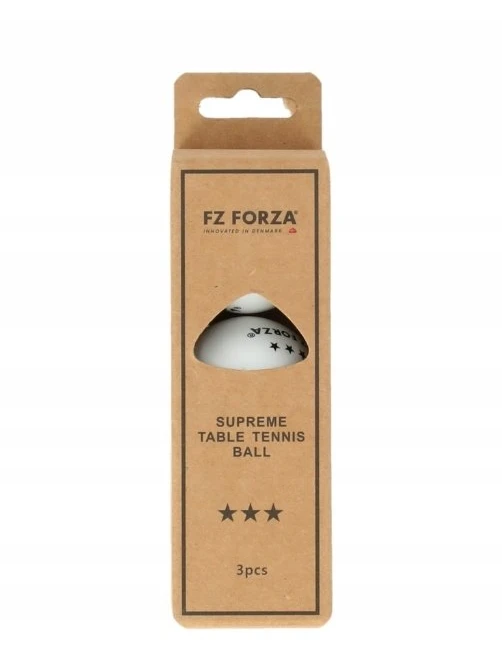 FZ FORZA Supreme 3-star galda tenisa bumbiņas (3gab)