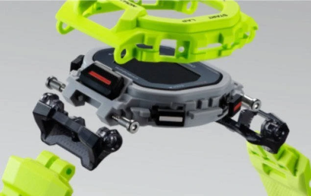 Išmanusis laikrodis Casio G-SQUAD, Salotinės spalvos su juodos spalvos detalėmis