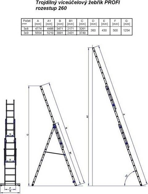 Kopečios G21 6390384 5,9m, 3x9
