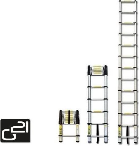 Aliuminės teleskopinės kopečios G21 6390382 GA-TZ9-2,6M