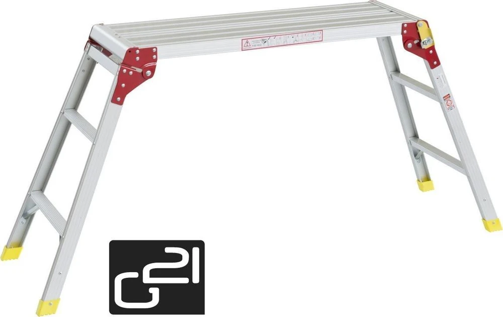 Kopėčios su platforma G21 6390386 0,73 x 1,58 m