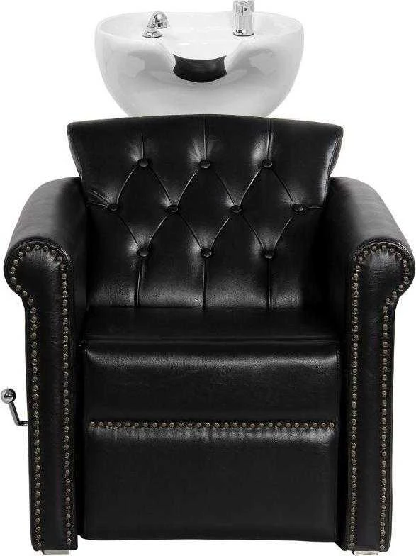 Activeshop Kirpyklos plautuvė GABBIANO PROFESSIONAL HAIRWASHER BERLIN LUX Juodas