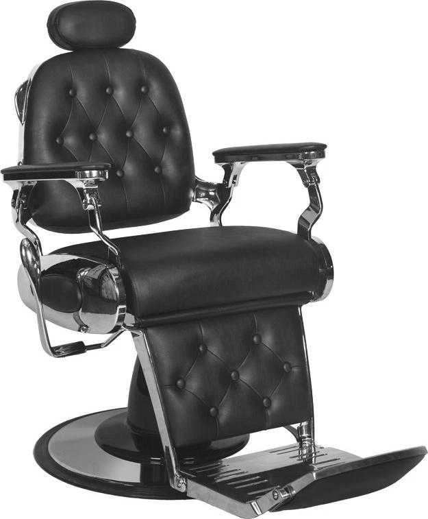 Activeshop Kirpyklos kėdė Barber Chair Gabbiano Francesco Chrome Juodas