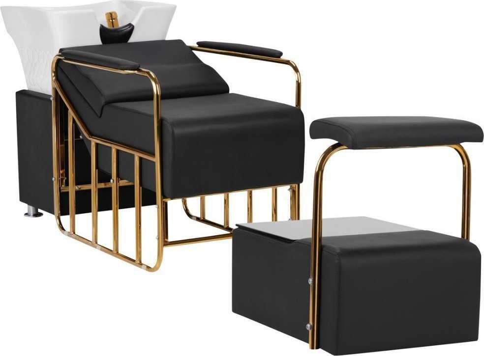 Activeshop Kirpyklos plautuvė Gabbiano Mayka Gold Juodas