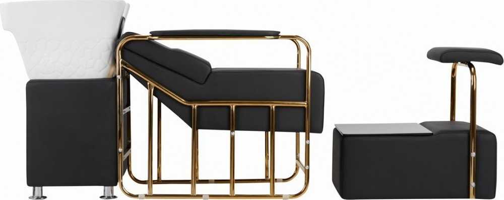 Activeshop Kirpyklos plautuvė Gabbiano Mayka Gold Juodas