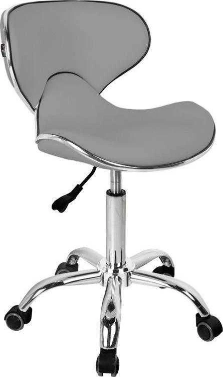 Activeshop Kosmetologinė meistro kėdutė Gabbiano Q-4599 Pilkas