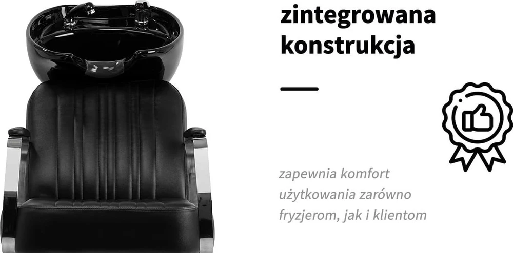 Activeshop Kirpyklos plautuvė Gabbiano Patrizio Juodas