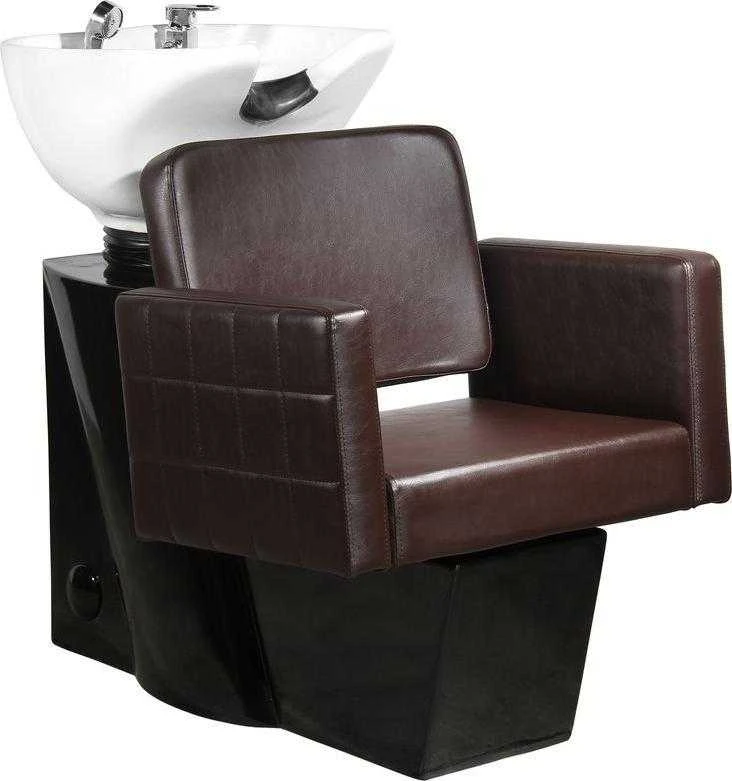 Activeshop Kirpyklos plautuvė GABBIANO PROFESSIONAL HAIRWASHER CHAIR ANKARA Juodas BASE BROWN SEAT