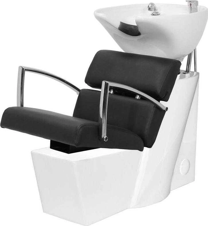 Activeshop Kirpyklos plautuvė GABBIANO PROFESSIONAL HAIRWASHER BRUSSEL Baltas BASE STRIP Juodas SEAT