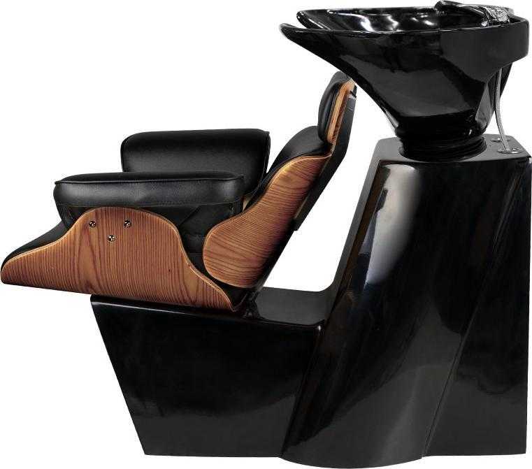 Activeshop Kirpyklos plautuvė GABBIANO PROFESSIONAL HAIRWASHER FLORENCE NUT Juodas