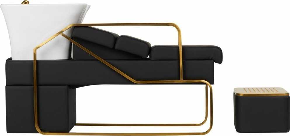 Activeshop Kirpyklos plautuvė Gabbiano Diana Gold Juodas