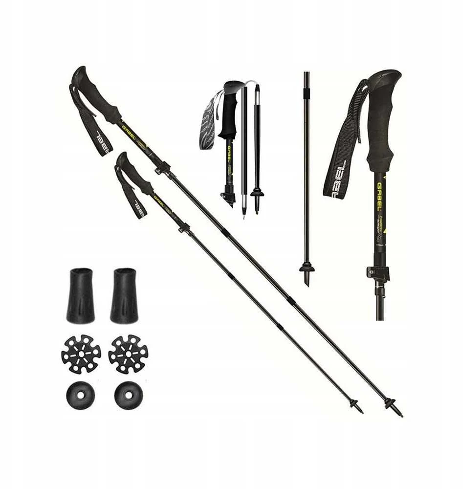 Gabel XTR Carbon EF Teleskopinės lazdos šiaurietiškam ėjimui, 37/110-130cm