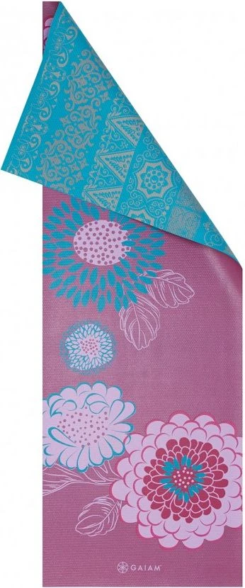 Gaiam Dvipusė jogos kilimėlis "KIKU" 6 MM 61548