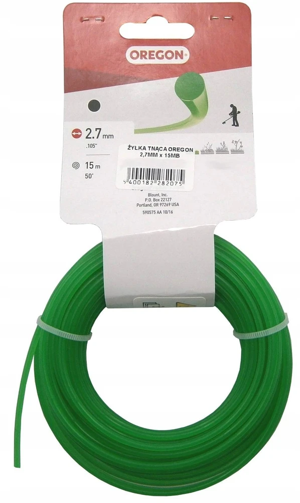 Galicja OREGON VIRVĖ ŽOLIAPJOVEI APVALI 2,7 mm x 15 m