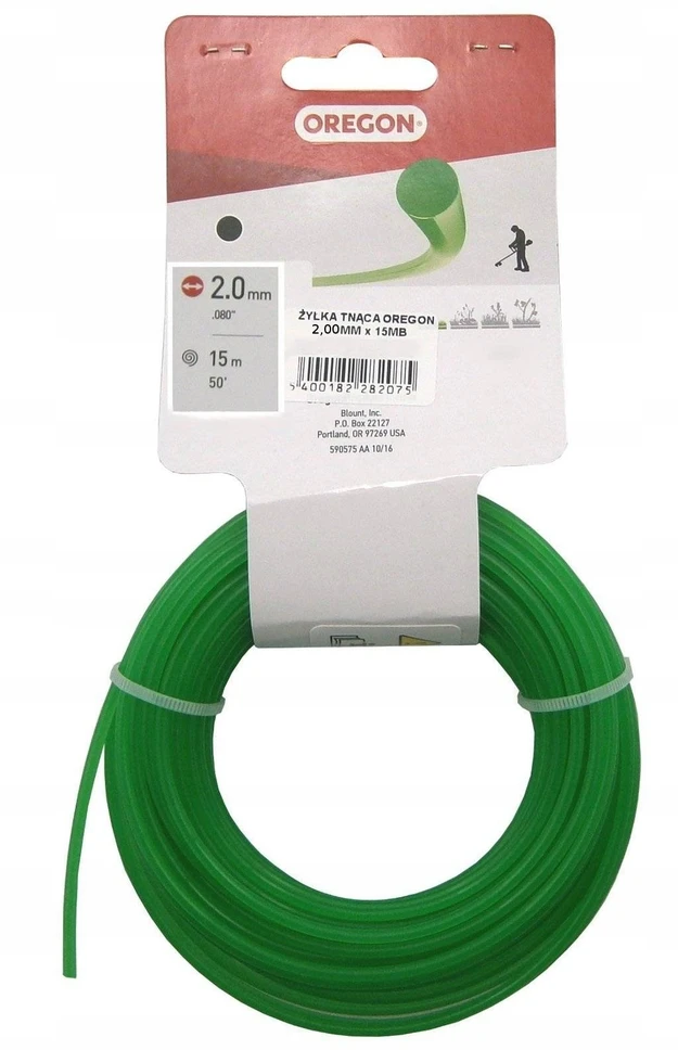Galicja OREGON VALAS ŽOLIAPJOVEI APVALUS 2,0mm x 15m