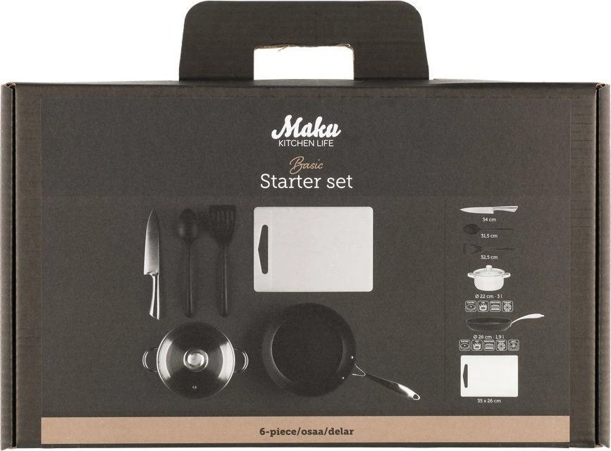 Maku Kitchen Life Starter rinkinys Basic 6 vnt.