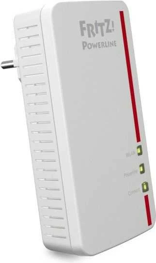 AVM FRITZ!Powerline 1260E WLAN Set 1200 Mbit/ai Ethernet LAN jungtis „Wi-Fi“ Balta