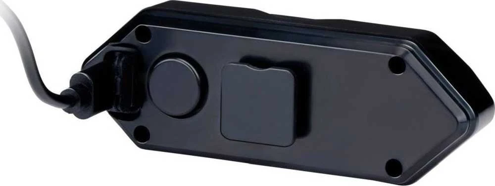 Dunlop galinė dviratinė lemputė su LED signalu USB įkrovimas